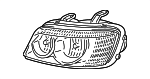 8113048150 - Electrical: Headlamp Assembly for Toyota: Highlander Image