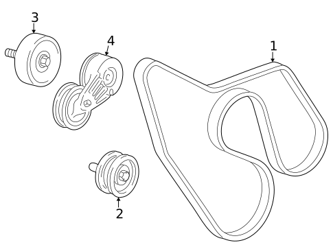 Belts & Pulleys for 2013 GMC Sierra 1500 #0
