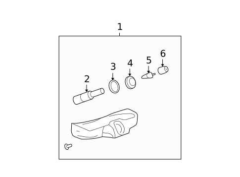 Tire Pressure Monitor Components for 2008 Saturn Aura #0