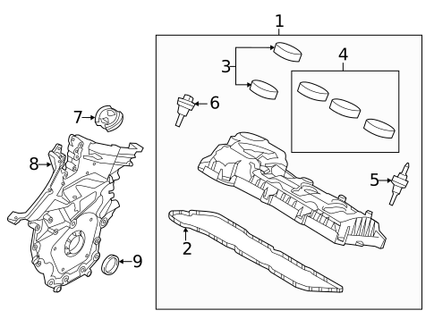 Valve & Timing Covers for 2013 Ford Police Interceptor Utility #0