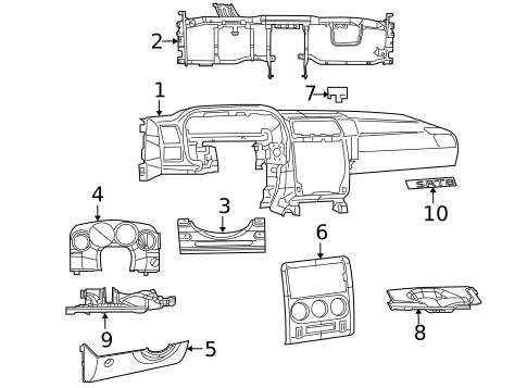 Instrument Panel for 2014 Dodge Challenger #0