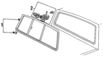 ZZM563931 - Body: Glass Assembly for Mazda: B2300, B3000, B4000 Image