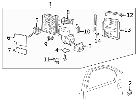 Outside Mirrors for 2021 GMC Sierra 3500 HD #0