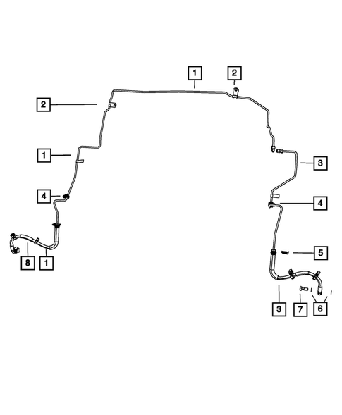 Hydraulic Control Unit, Brake Tubes and Hoses for 2010 Jeep Liberty #3