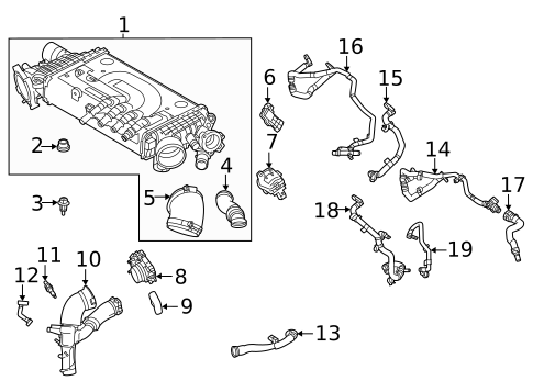 Intercooler for 2023 Land Rover Defender 90 #1