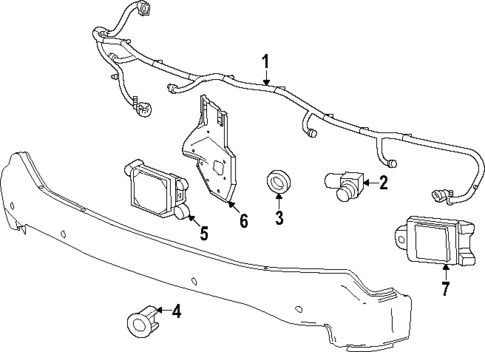 Electrical Components for 2022 GMC Sierra 1500 Limited #1