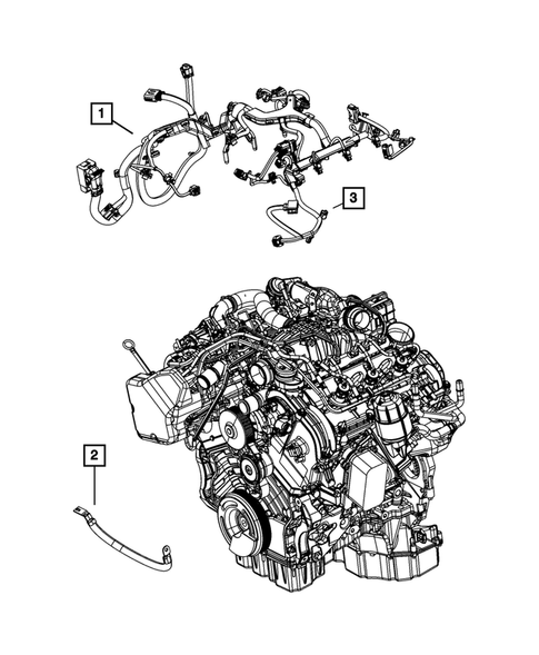 Wiring-Powertrain for 2011 Jeep Grand Cherokee #3