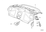 41148134989 - Bodywork: Bracket Backrest Outer Right for BMW Image