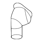 256313C100 - Cooling System: Water Inlet for Kia: Amanti, Sedona Image