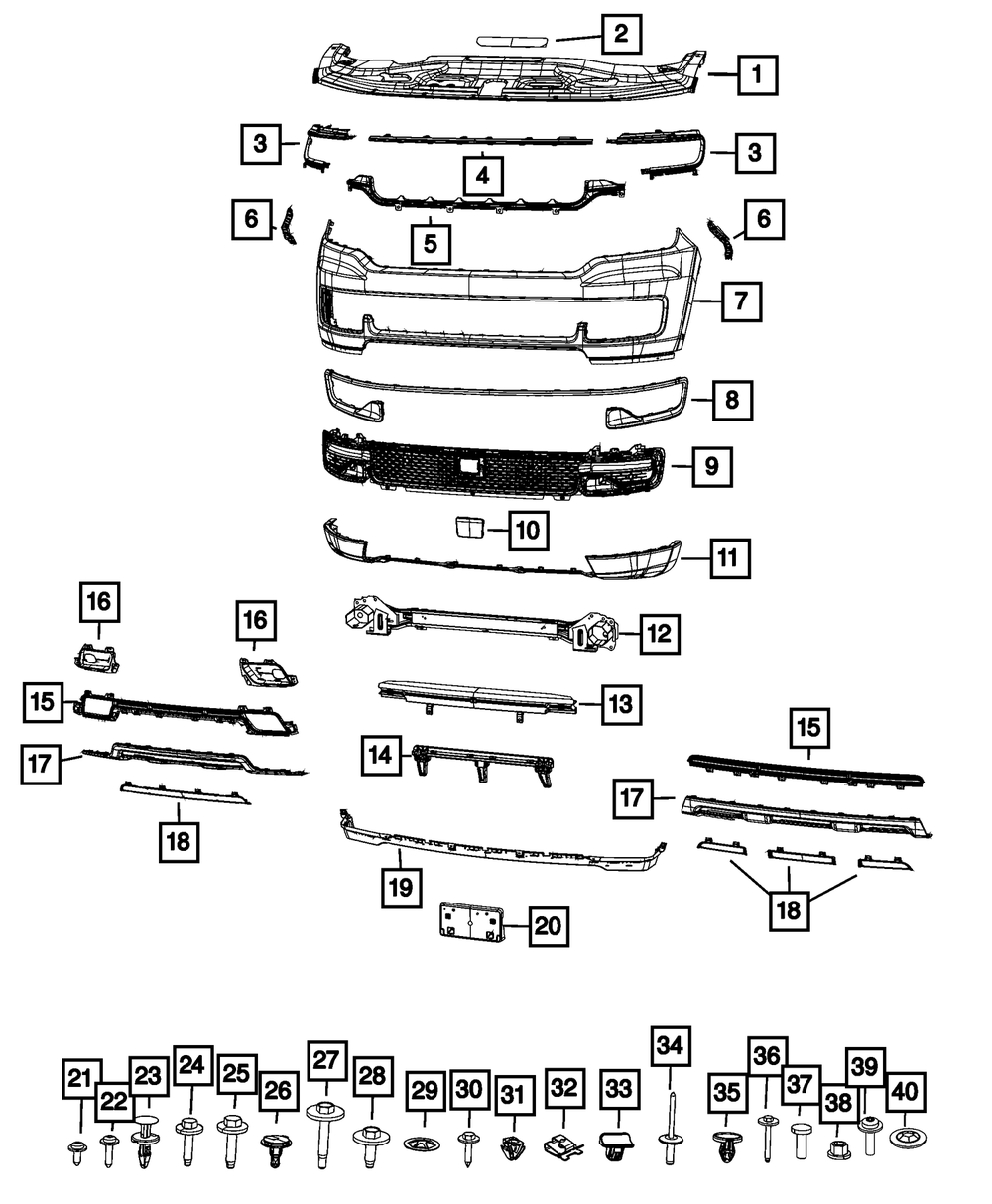 プロフ必読。 2022-2023 Jeep Fascia Bezel 68525294AA | My Mopar Parts