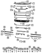 68548772AA - : Texture Grille for Jeep: Grand Wagoneer, Wagoneer Image