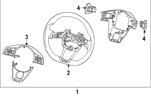 56110M7HS0B2G - : Strg Wheel Assembly for Kia Image
