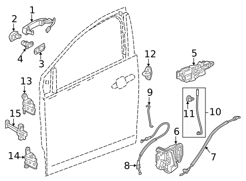 Front Door for 2025 Chevrolet Trailblazer #4