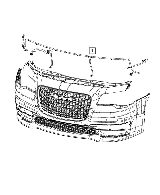 68216118AB - Electrical: Front Fascia Wiring for Mopar Image