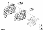 61319179510 - : Switch Unit Steering Column for BMW Image