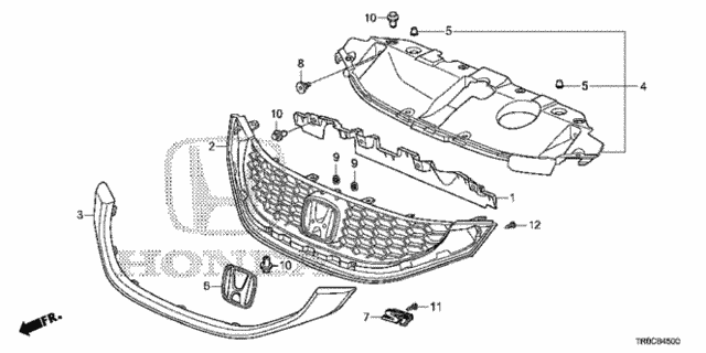 Front Grille for 2015 Honda Civic #0