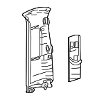 6241060260C0 - Body: Upper Center Pillar Trim for Lexus: LX600, LX700h Image