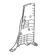 6241460120C0 - Body: Lower Center Pillar Trim for Lexus: LX600, LX700h Image