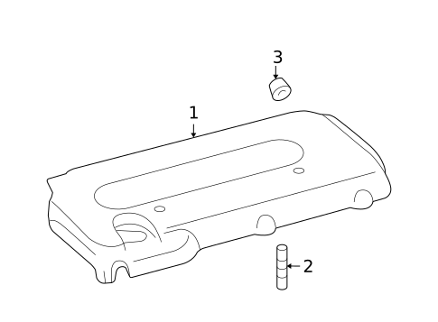 Engine Appearance Cover for 2011 Scion xB #0