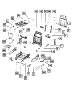 1RX05XDVAA - Interior Trim: Front Seat Back Panel for Mopar Image