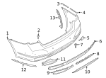 7149110670 - Body: Trim Cover Screw for BMW Image