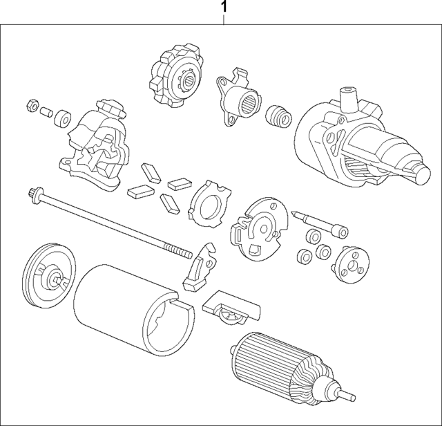 31200R9PA02 - : Starter for Acura Image