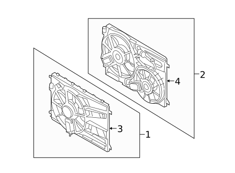Cooling Fan for 2008 Volvo XC70 #0