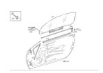 1707271330 - Front Doors: Seal for Mercedes-Benz: SLK230, SLK320 Image