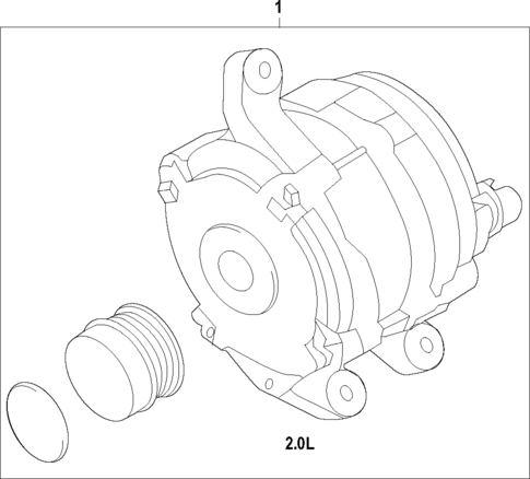 Alternator for 2023 Ford Maverick #1
