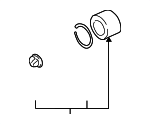 1J0598477 - Driveline &amp; Axles: Wheel Bearing And Hub Assembly for Volkswagen Image