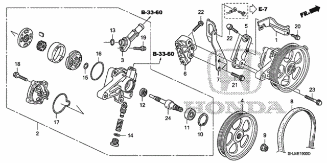 P.S. Pump for 2005 Honda Odyssey #0