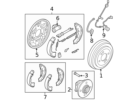 Brake Components for 2011 Hyundai Accent #0