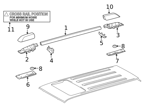 Luggage Carrier for 2016 Toyota 4Runner #0