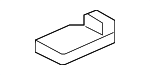 6977A395XA - Body: Seat Track Cover for Mitsubishi Image