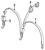 4032629 - Electrical: Seat Belt for Saab: 9000 Image