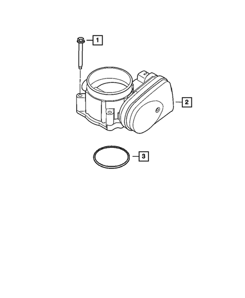 Throttle Body for 2012 Ram 3500 #0