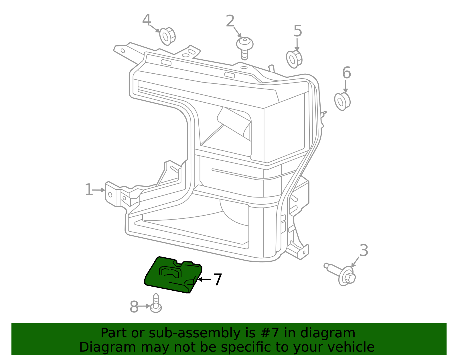 2020-2024 Ford High Intensity Discharge (Hid) Lighting Ballast JX7Z