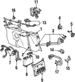 XW7Z9C047AB - Fuel System: Tube Assembly for Ford: Crown Victoria | Mercury: Grand Marquis Image