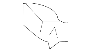 4D0867276D - : Windshield Pillar Trim Clip for Audi Image