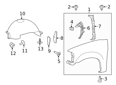 Fender & Components for 2017 Lincoln Navigator #0