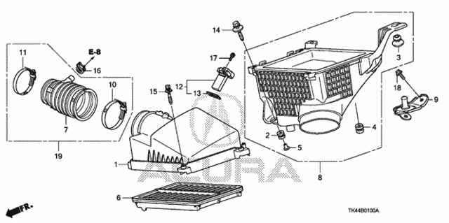 Air Cleaner for 2011 Acura TL #0