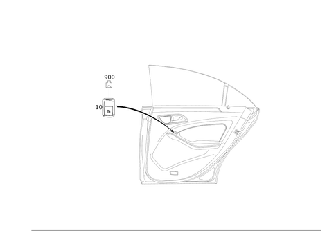 Switch Rear Door Lining for 2023 Mercedes-Benz CLA250 #0