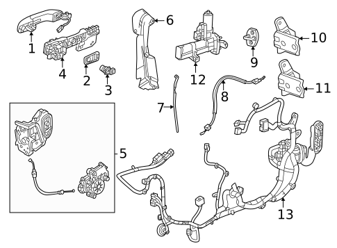 Wire, Cable & Related Components for 2026 Cadillac ESCALADE IQ #0