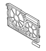 1K0121205AJ - Cooling System: Fan Shroud for Volkswagen Image