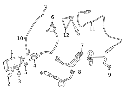 Emission Components for 2019 BMW M2 #0