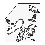 4E121116C - Cooling System: Thermostat Housing for Volkswagen Image