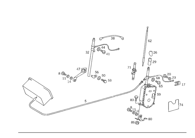1248201215 - Electrical System: Line for Mercedes-Benz Image image