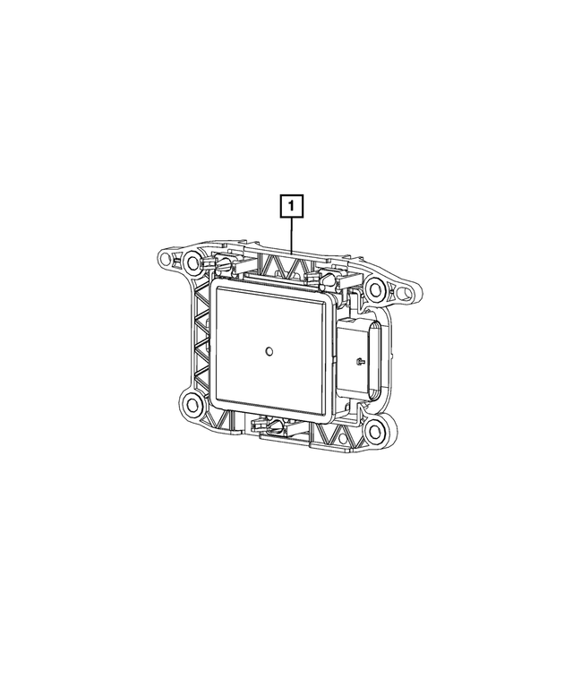 68631548AA - : Drive Assist Sensor Module Sensor And Bracket for Mopar Image