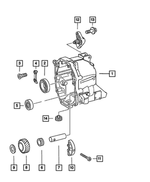5159137AA - NSG370; 6-Speed; Manual Transmission: Transmission Housing for Mopar Image