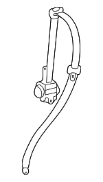 7336060490B0 - Electrical: Belt &amp; Retractor for Lexus: LX570 Image